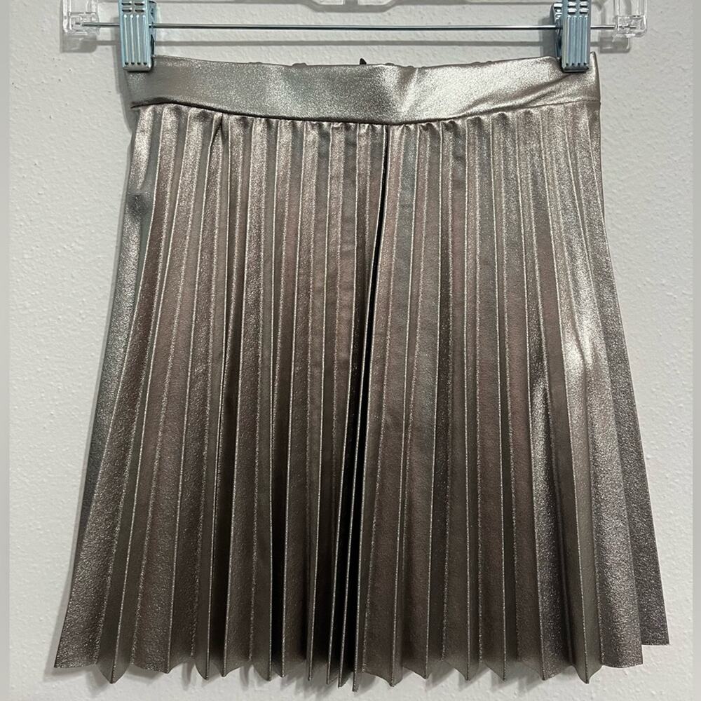 Zara Girls NWT Metallic Skirt 13-14